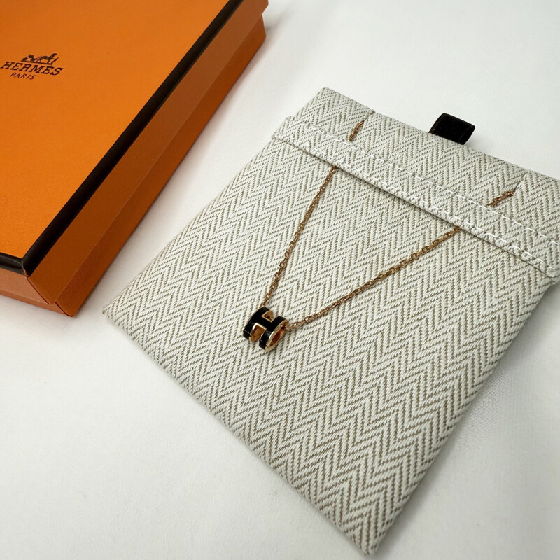 중고 에르메스 팝아슈 로즈골드 여자네크리스 명품감정서 C250916-01 - Hermes
