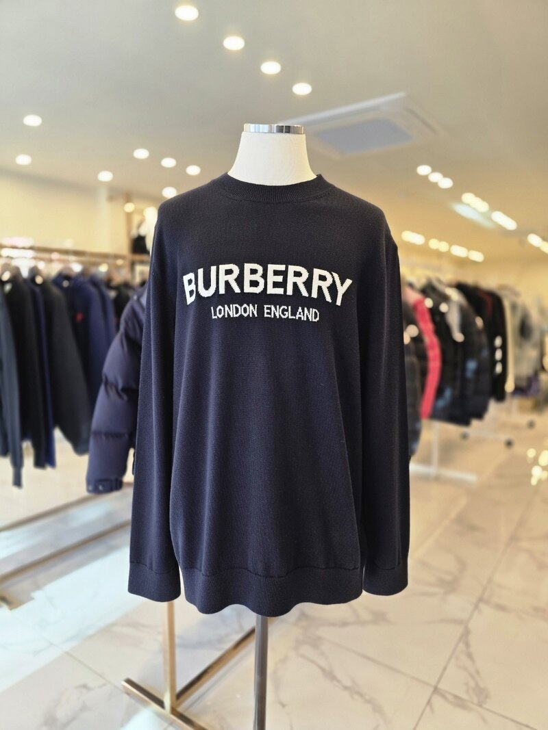 버버리 인타르시아 블랜드 울니트 8051128 B1488 - Burberry