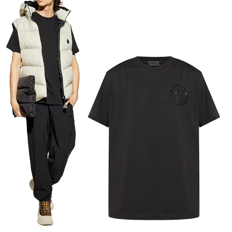 몽클레어 남성 티셔츠 25FW 몽클레르 입체 로고 코튼 티셔츠 8C00026 - Moncler