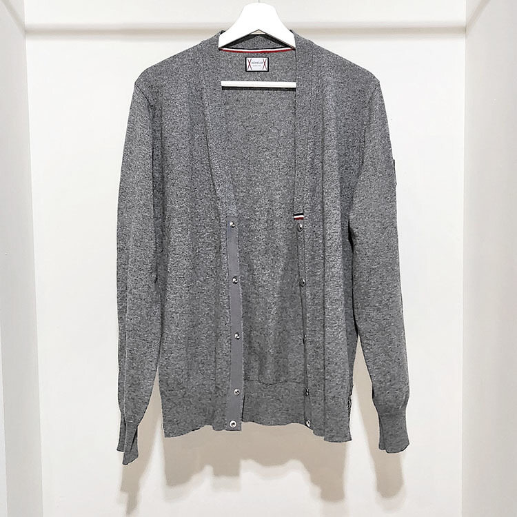 몽클레르 마그리원 트리콧 감마블루 캐시미어 가디건 L692934 - Moncler