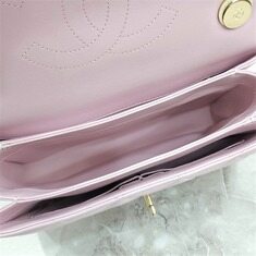 [럭스유] 샤넬 핑크 트렌디CC 램스킨 체인 숄더백 스몰 금장 31번대 A92236 썸네일 6