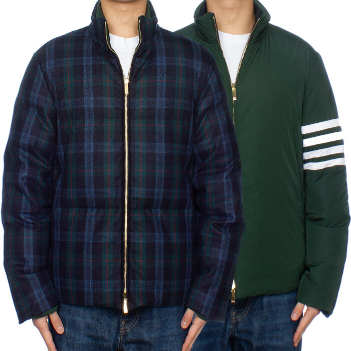 톰브라운 리버서블 패딩 다운 점퍼 자켓 MJD091X F0437 996 - Thom Browne