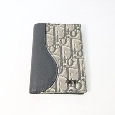 크리스찬 디올 [디에이치럭스] 디올 오블리크 새들 버티컬 2단 카드지갑 공용 카드지갑 홀더 썸네일 3