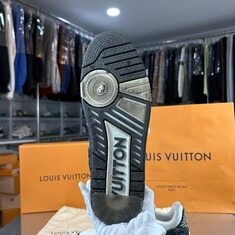 루이비통 LV 트레이너 데님 모노그램 스니커즈 썸네일 3