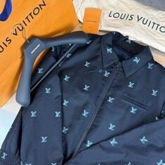 루이비통 LV 제트 포켓 자카드 블루종 자켓 썸네일 2