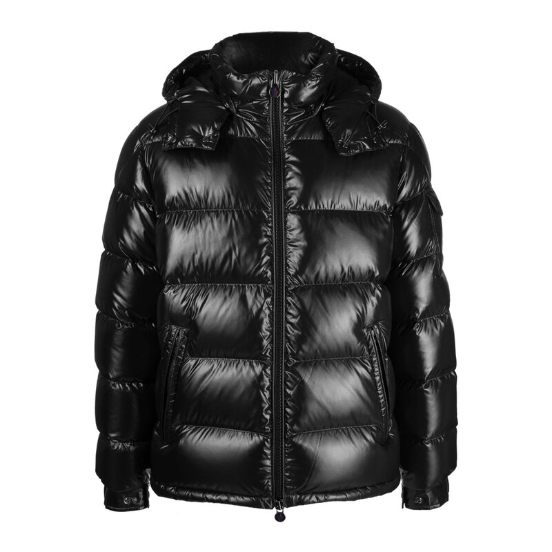 25FW 마야 MAYA 로고 패딩 자켓 블랙 1A536 00 68950 999 - Moncler