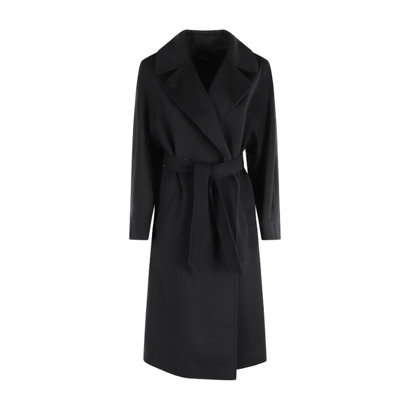 25FW 레지나 벨티드 더블코트 블랙 2525016031 013 - Max Mara