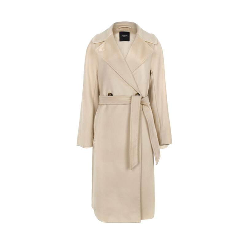 25FW 레지나 벨티드 더블코트 아이보리 2525016031 048 - Max Mara