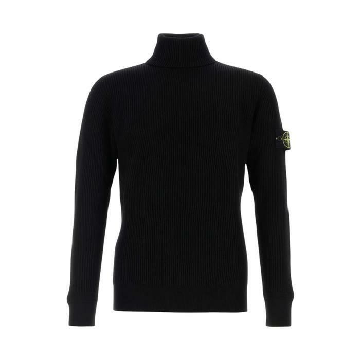 스톤아일랜드 울 터틀넥 니트 블랙 5100052 S00C2 V0029 - Stone Island