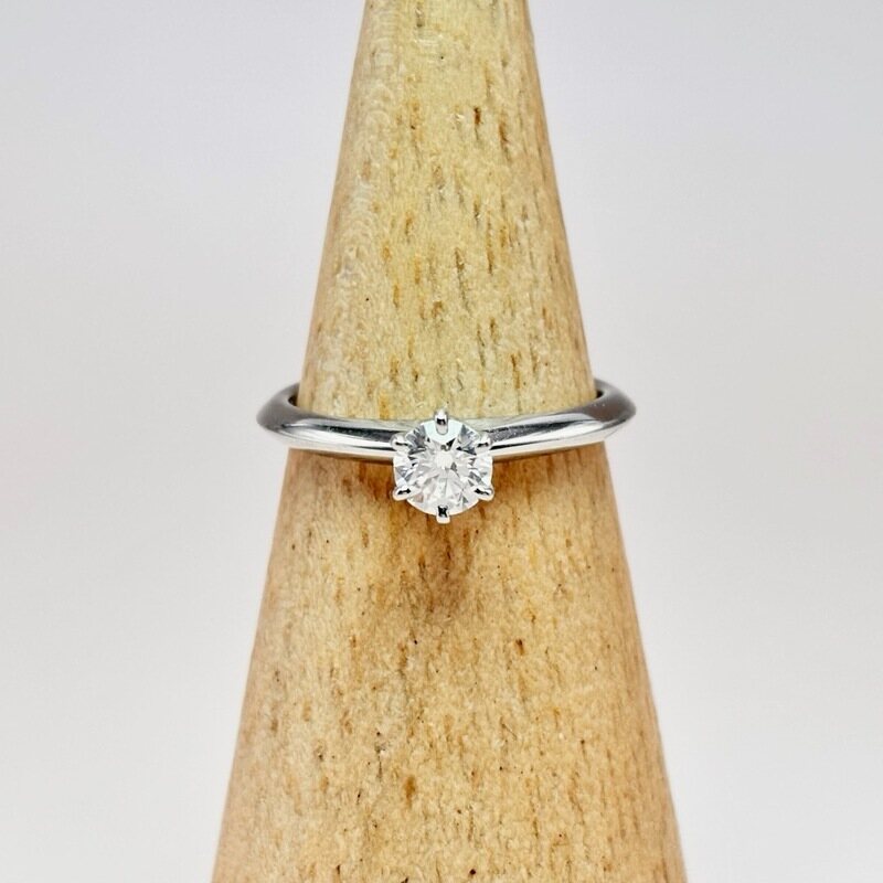 티파니앤코 솔리테어 다이아 반지 웨딩 링 0.36CT 10호 - Tiffany & Co