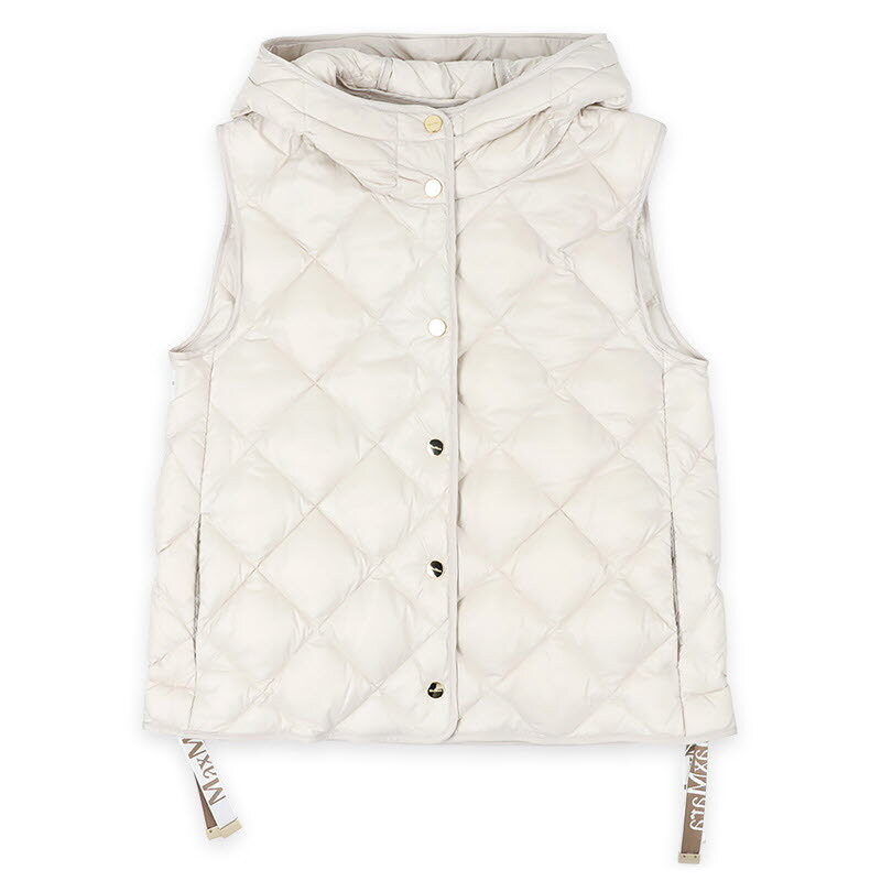 디몬트 막스마라 여성 트레파 퀄팅 패딩 조끼(밀크) 2529296045600 066 - Max Mara
