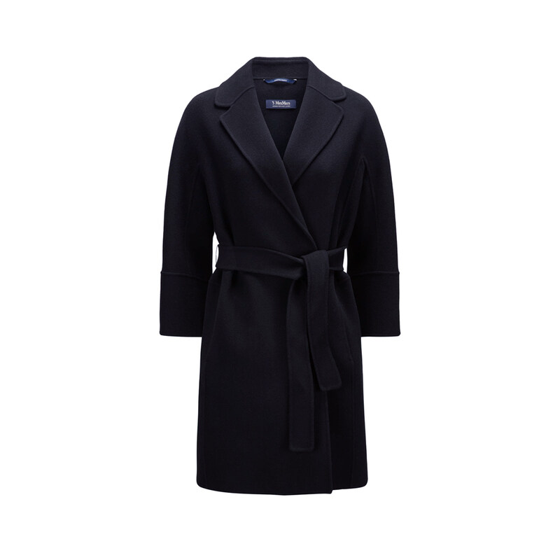 25FW 아로나 ARONA 버진 울 로브 코트 네이비 2529016071 012 - Max Mara