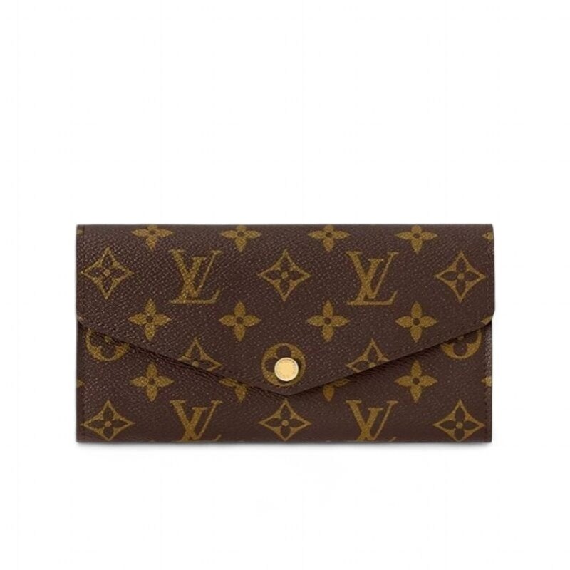 루이비통 여자장지갑 사라월렛 모노그램 브라운 / 푸시아 / 핑크 - Louis Vuitton