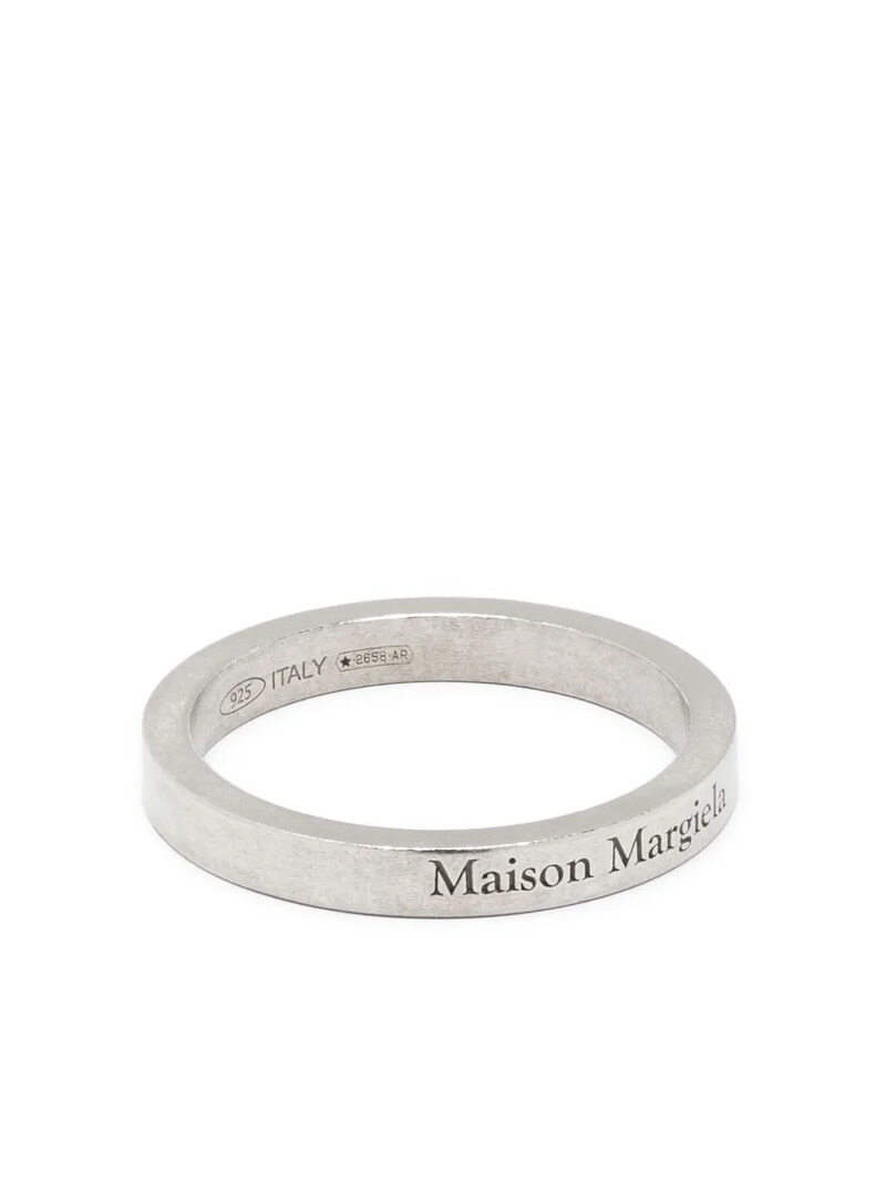 25FW 메종마르지엘라 로고 실버 링 팔라듐 SM1UQ0080 SV0158 951 - Maison Margiela