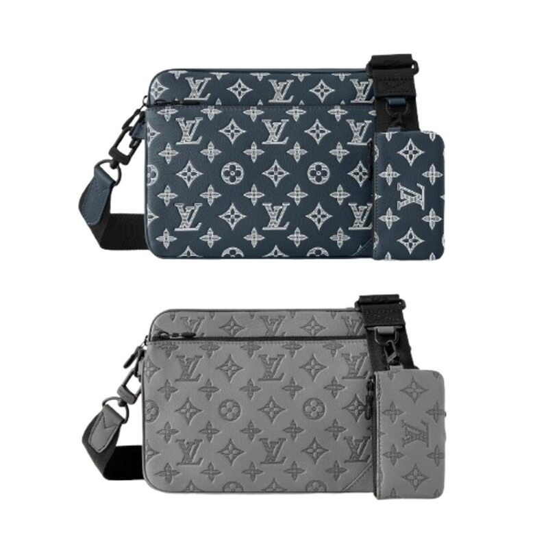 [백화점 풀셋] 루이비통 남자 블루 트리오 메신저백 크로스백 가방 M24753 - Louis Vuitton