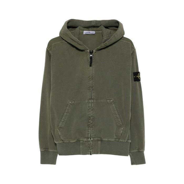 스톤아일랜드 올드이펙트 오버사이즈 후드 집업 6100017 S0184 V0154 - Stone Island