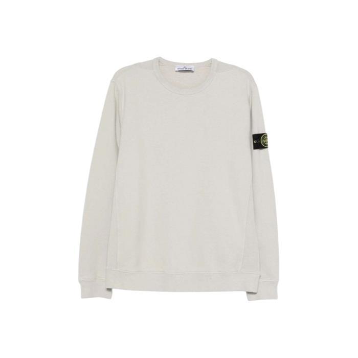 스톤아일랜드 코튼 기모 레귤러핏 맨투맨 펄그레이 6100028 S0A20 V0061 - Stone Island