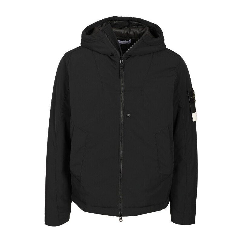 25FW 스톤아일랜드 마이크로 트윌 후드 자켓 블랙 K2S15 4100047 S0026 V0029 - Stone Island