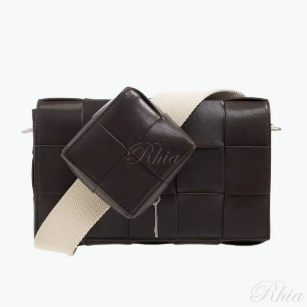 보테가베네타 인트레치아토 파우치 스트랩 카세트백 741777 V2XU1 2094 - Bottega Veneta