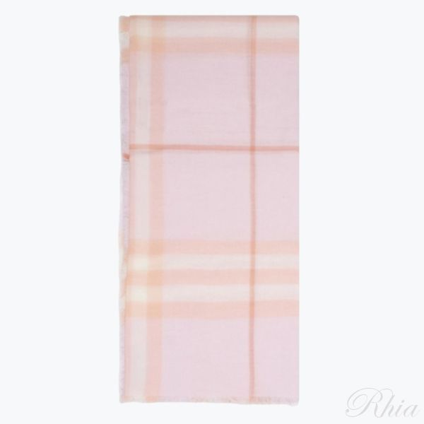 버버리 체크 울 스카프 8080102 - Burberry