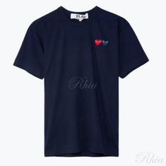 꼼데가르송 26SS 더블하트 와펜 반팔티 AX T226 051 2 AZ P1T226 썸네일 1