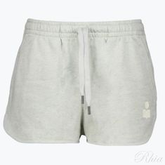이자벨마랑 미파 SH0022FA A1M07E LUEC 로고 밴딩 숏 팬츠 썸네일 1