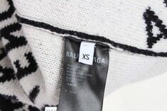 발렌시아가 올오버 로고 가디건 블랙 XS(95) 썸네일 6