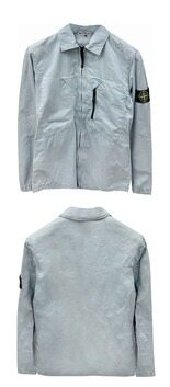 [스톤아일랜드] 23SS 와펜패치 오버셔츠 자켓 스카이 블루 남성 자켓 7815106WN V0141 / TLSW 썸네일 3