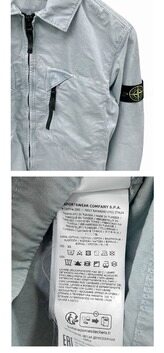 [스톤아일랜드] 23SS 와펜패치 오버셔츠 자켓 스카이 블루 남성 자켓 7815106WN V0141 / TLSW 썸네일 4
