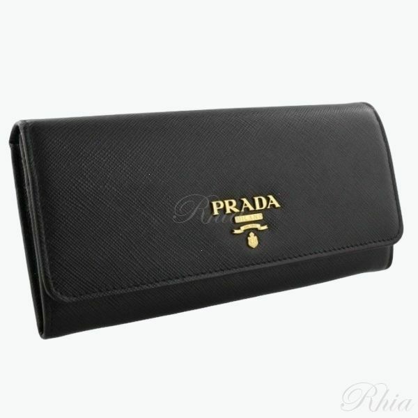 프라다 26SS 사피아노 골드 로고 장지갑 1MH132 QWA F0002 - Prada