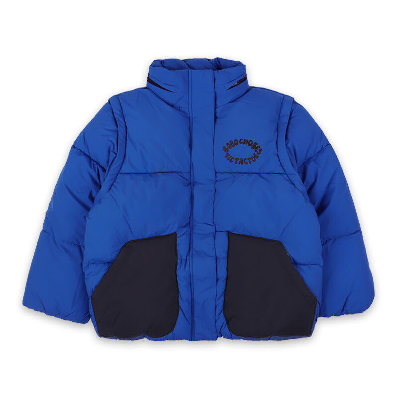 디몬트 보보쇼즈 키즈 틱탁토 아노락 조끼 패딩 자켓(블루) B225AC124 421 - Bobo Choses