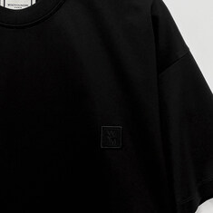 논현 더팩토리 25FW 우영미 시티 그래픽 로고 프린트 반팔티 / 블랙 (W253TS05 718B) 썸네일 4