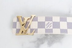  루이비통 LV이니셜 다미에 아주르 벨트 40MM 썸네일 2