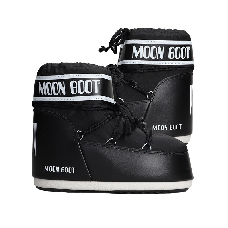 25FW 아이콘 로우 나일론 부츠 블랙 80D1409340 N001 - Moon Boot