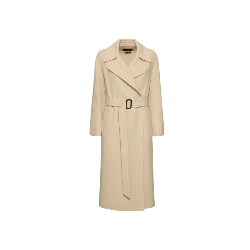 25FW 마누 MANU 벨티드 울 코트 베이지 2525016021 086 - Max Mara