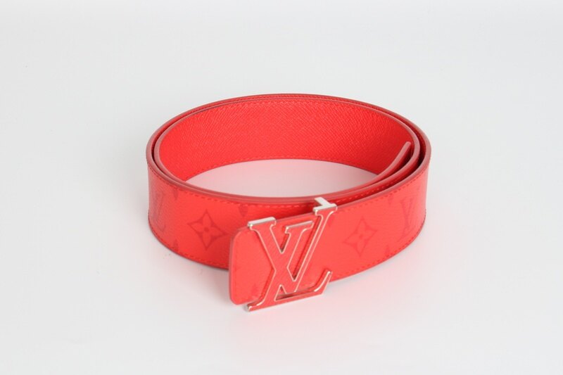  루이비통 레드 모노그램 리버서블 벨트 40MM - Louis Vuitton