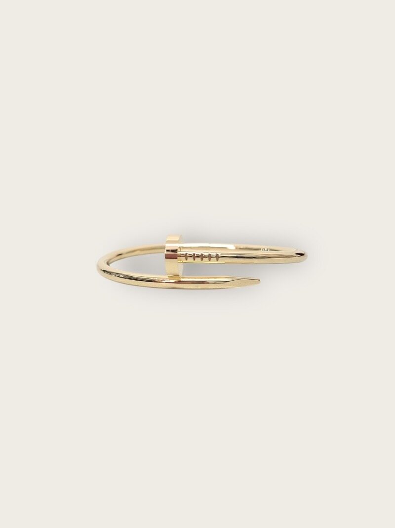 [중고명품/루이스잇] 17 / 까르띠에 옐로우골드 저스트앵끌루 팔찌 - Cartier
