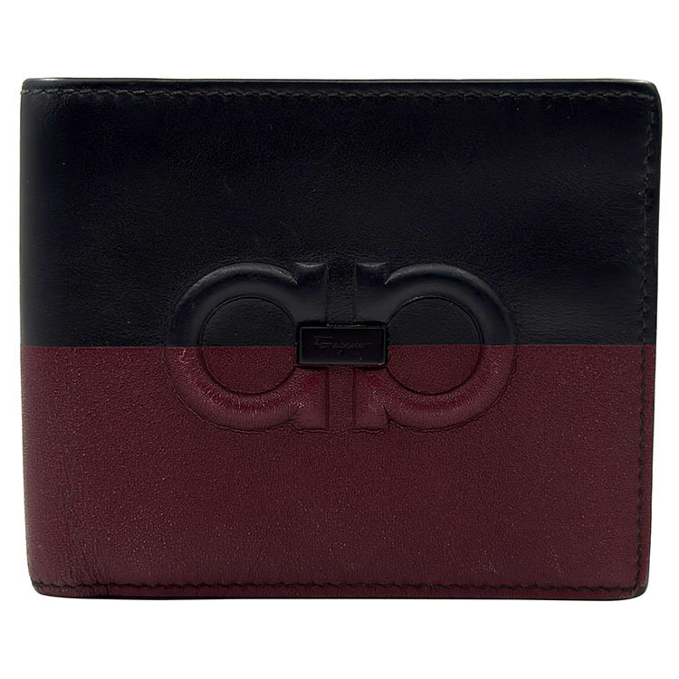 페라가모 간치니 투톤 반지갑 102225023 - Salvatore Ferragamo
