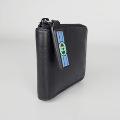 구찌 블랙 GG크리스탈 지퍼 780173 공용 반지갑 1021501103 썸네일 1