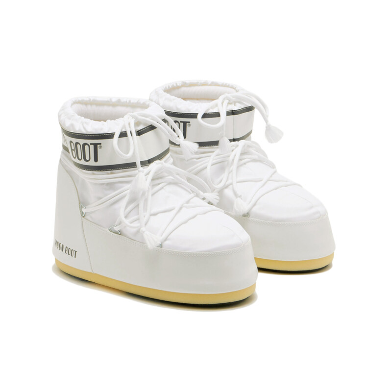 25FW 아이콘 로우 나일론 부츠 화이트 80D1409340 A009 - Moon Boot