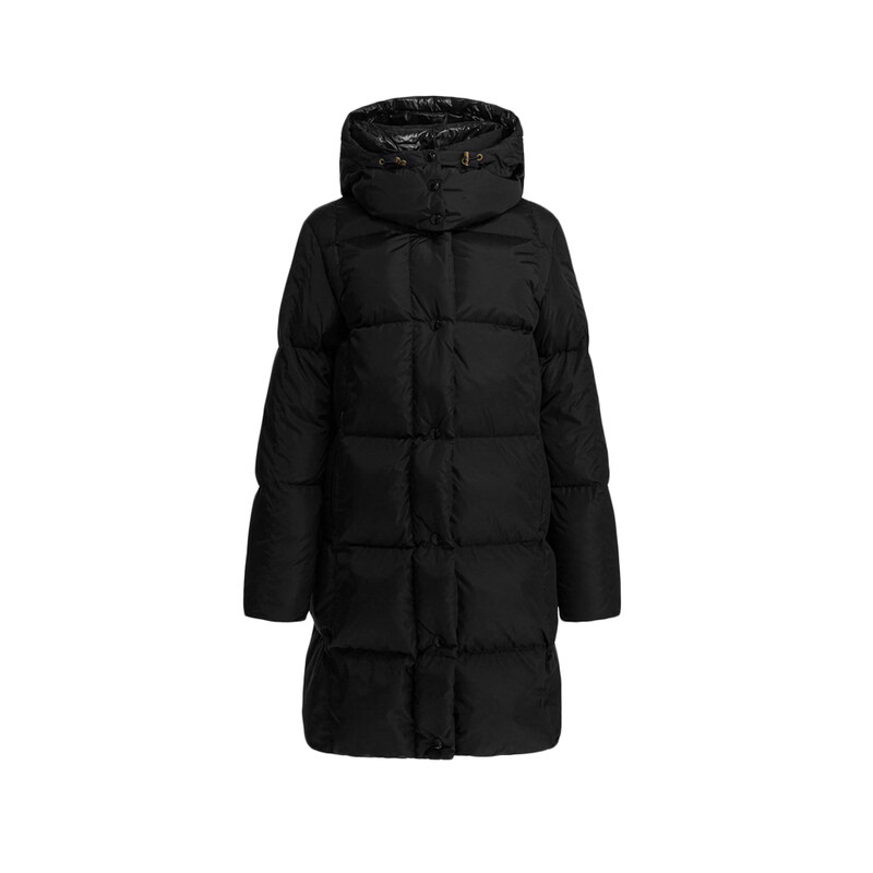 25FW 리트 LITTE 로고 패치 롱 패딩자켓 블랙 1C000 20 539ZD 99B - Moncler