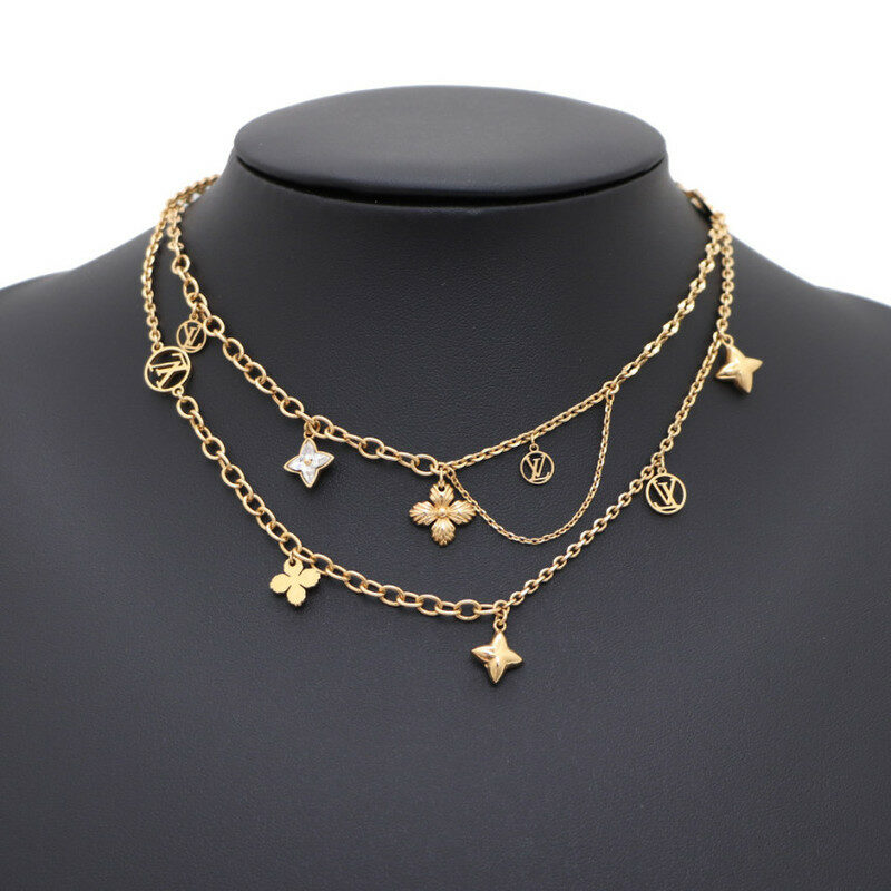 루이비통 M68374 블루밍 스트라스 골드 목걸이kk61653089 - Louis Vuitton