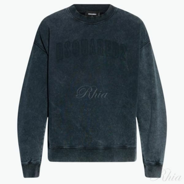 디스퀘어드2 루즈 핏 로우 엣지 크루넥 S74GU0885 S25030 814 - Icon Ibrahimovicxdsquared2