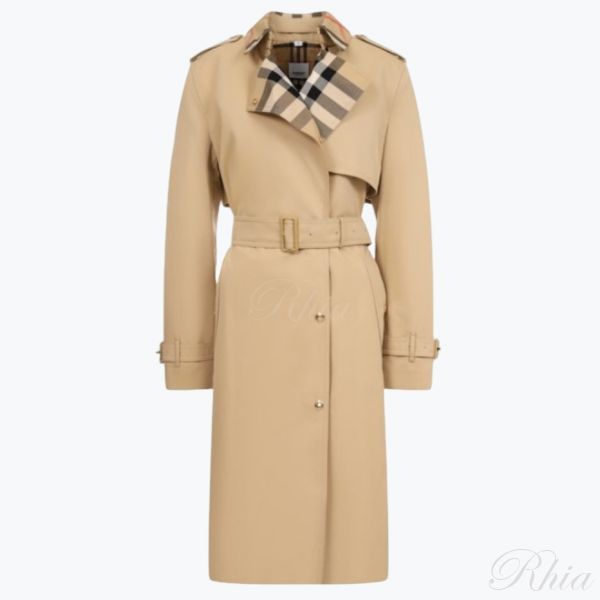 버버리 코튼 트렌치코트 8076363 트렌치 코트 - Burberry