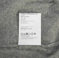 플레이 꼼데가르송 블랙 하트 니트 가디건 그레이 AX N023 051 2 썸네일 5
