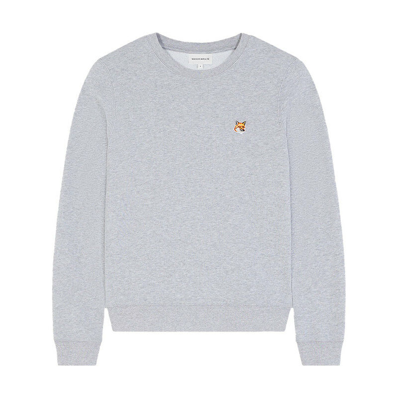 [국내/오늘] 메종키츠네 폭스헤드 여성 맨투맨 그레이 LW00302KM0001 H120 - Maison Kitsune