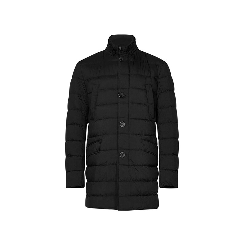 25FW 일 카포토 IL CAPPOTTO 버튼 집업 패딩자켓 블랙 PI007ULE 12456Z 9300 - Herno