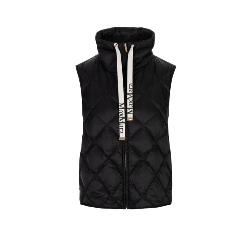 25FW 트레직 TREGIC 다이아몬드 퀄팅 패딩 조끼 블랙 2529296035 002 - Max Mara