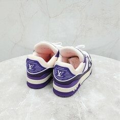 [럭스유] 7.5 / 루이비통 LV 퍼플 모노그램 트레이너 스니커즈 썸네일 4