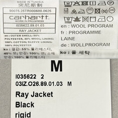 논현 더팩토리 25FW 칼하트 윕 RAY 레이 로고 자켓 (I035622 8901) 썸네일 6
